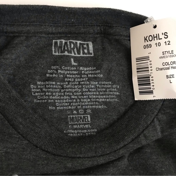 New! Marvel Deadpool Men’s Graphic T-Shirt Short Sleeve Shirt - Picture 9 of 10